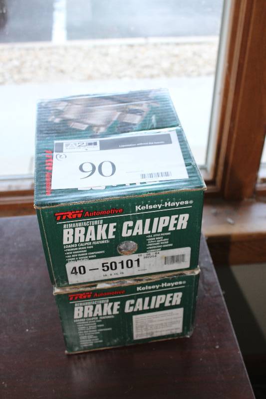 lot 90 image: brake calipers for geo metro