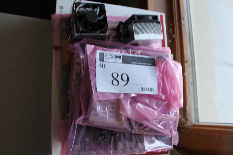 lot 89 image: desktop motherboards, tested and operational