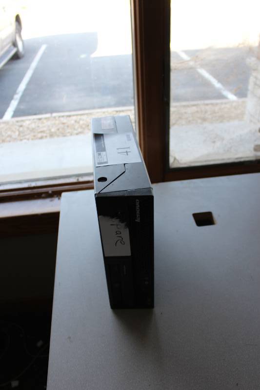 lot 41 image: Lenovo desktop, as is for parts