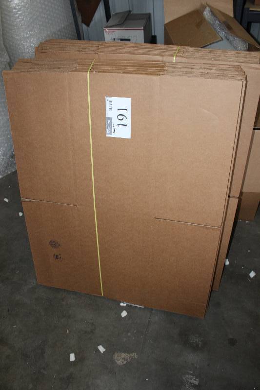 lot 191 image: shipping boxes misc sizes new