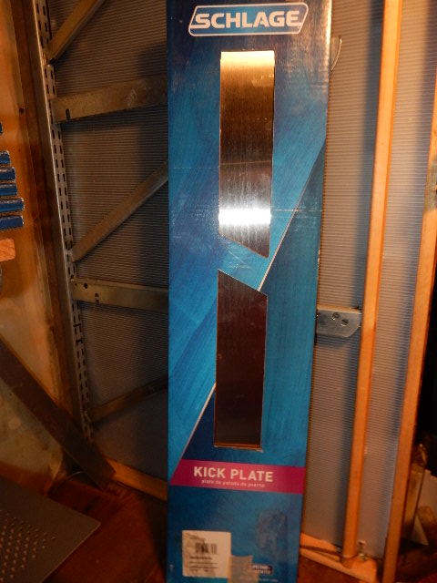 lot 17 image: Kick Plates, Stainless Steel and Satin Aluminum