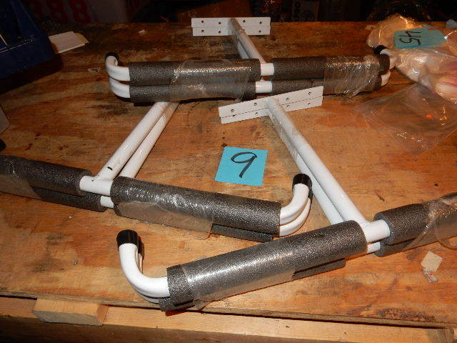 lot 9 image: 3 sets of 2,  (6) Hanging T Shelves