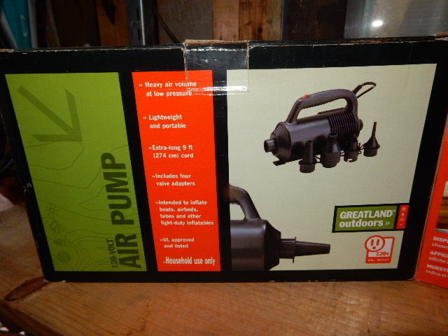 lot 21 image: 120 Volt electric air pump  21 Pc COMBO GO THRU Socket set  Black and Decker POWER MONITOR.