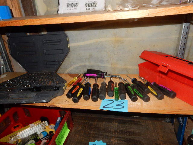 lot 23 image: Set of Socket Screwdrivers and Socket Set.. All sockets there..