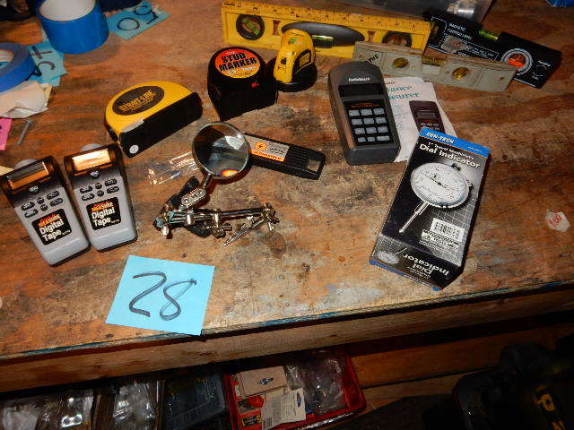 lot 28 image: Misc. Measurement Tools as pictured.. None tested