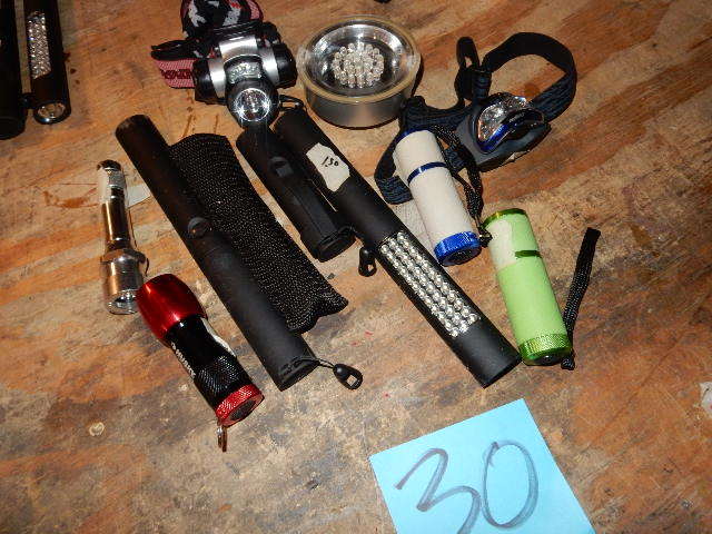lot 30 image: Misc. LED Flashlights.. Untested