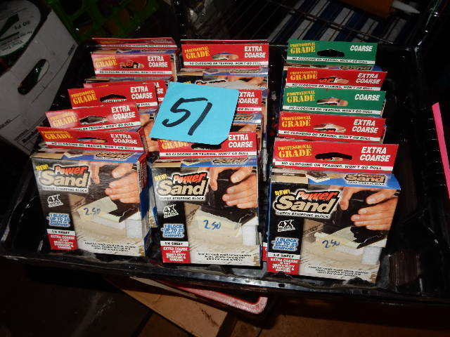 lot 51 image: Large lot of Power Sand.. Sanding Blocks
