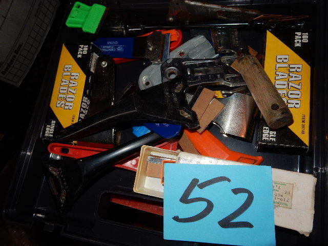 lot 52 image: Large lot of Window Scrapers