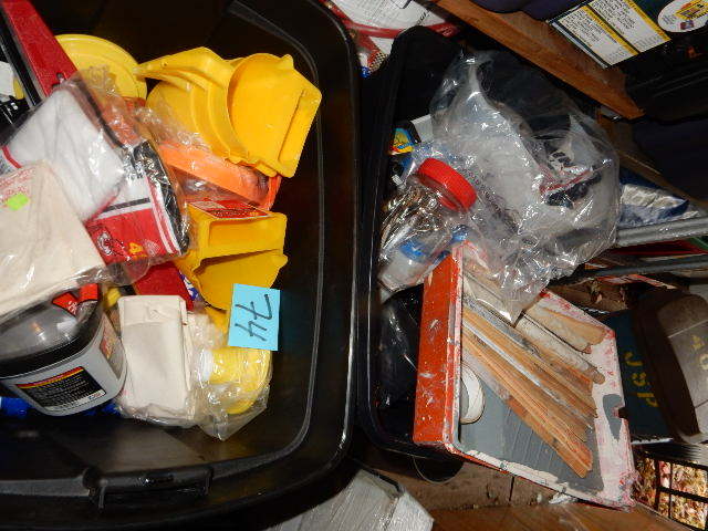 lot 74 image: Misc. Painting Supplies.. Look at pictures