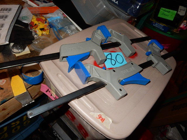 lot 80 image: 2, 24in Reverse Wood Clamps