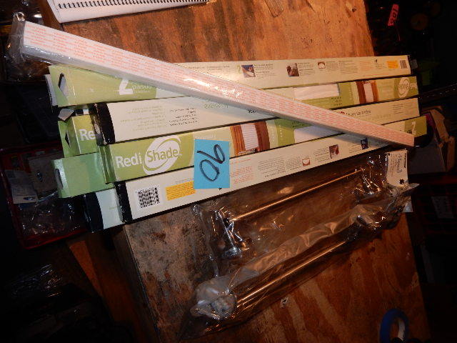 lot 90 image: 8, Packages of REDI Shade.. Instant Shades  2, Taymor 18 in Towel Bars