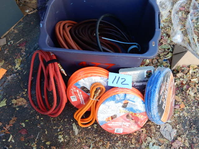 lot 112 image: Lot of Air hoses as pictured.