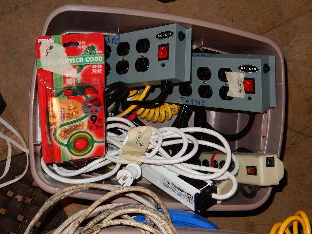 lot 157 image: Cords and Power Strips