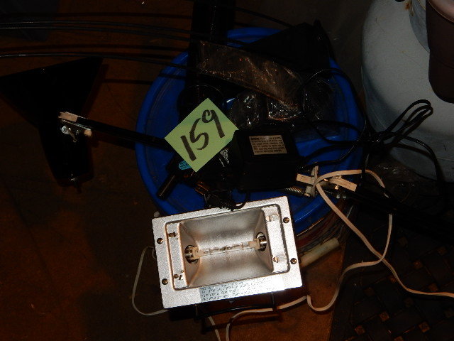 lot 159 image: 3 Desk Lamps.. 2 are Halogen