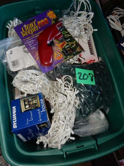 lot 208 image: Large lot of Christmas Lights