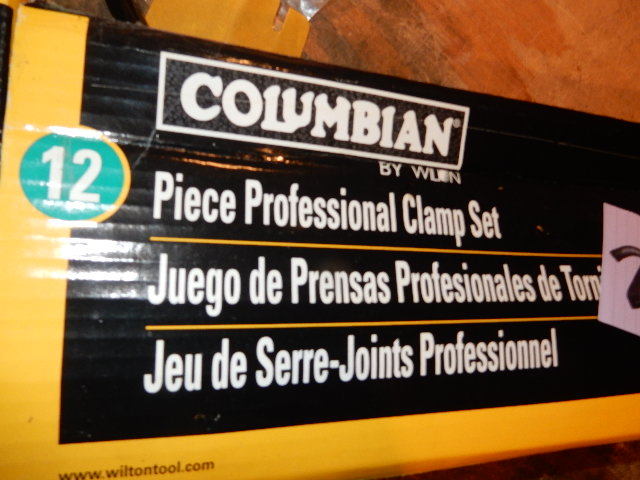 lot 235A image: Columbian, 12 piece professional Clamp Set