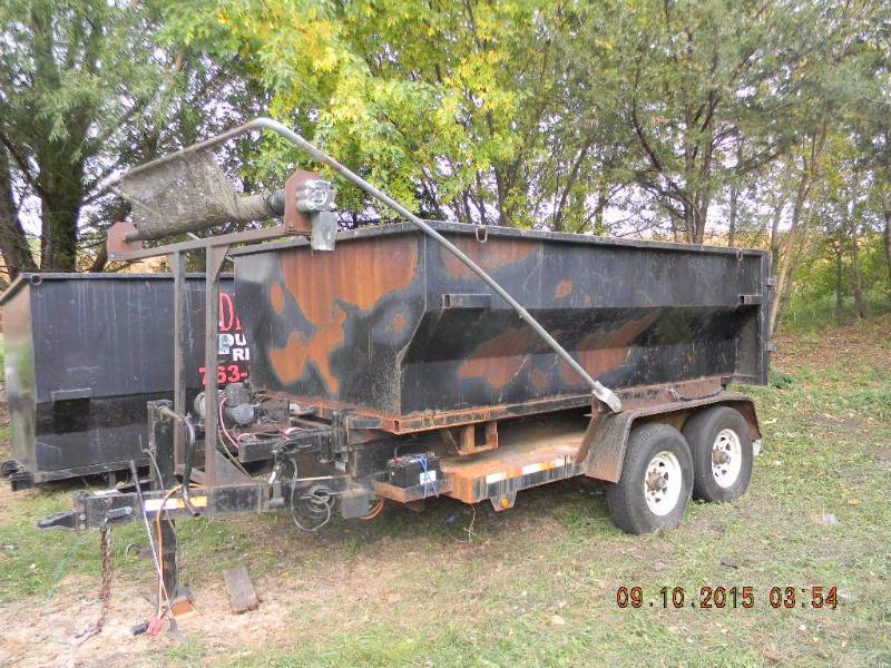 Roll-Off Dumpsters w Hydraulic Trailer