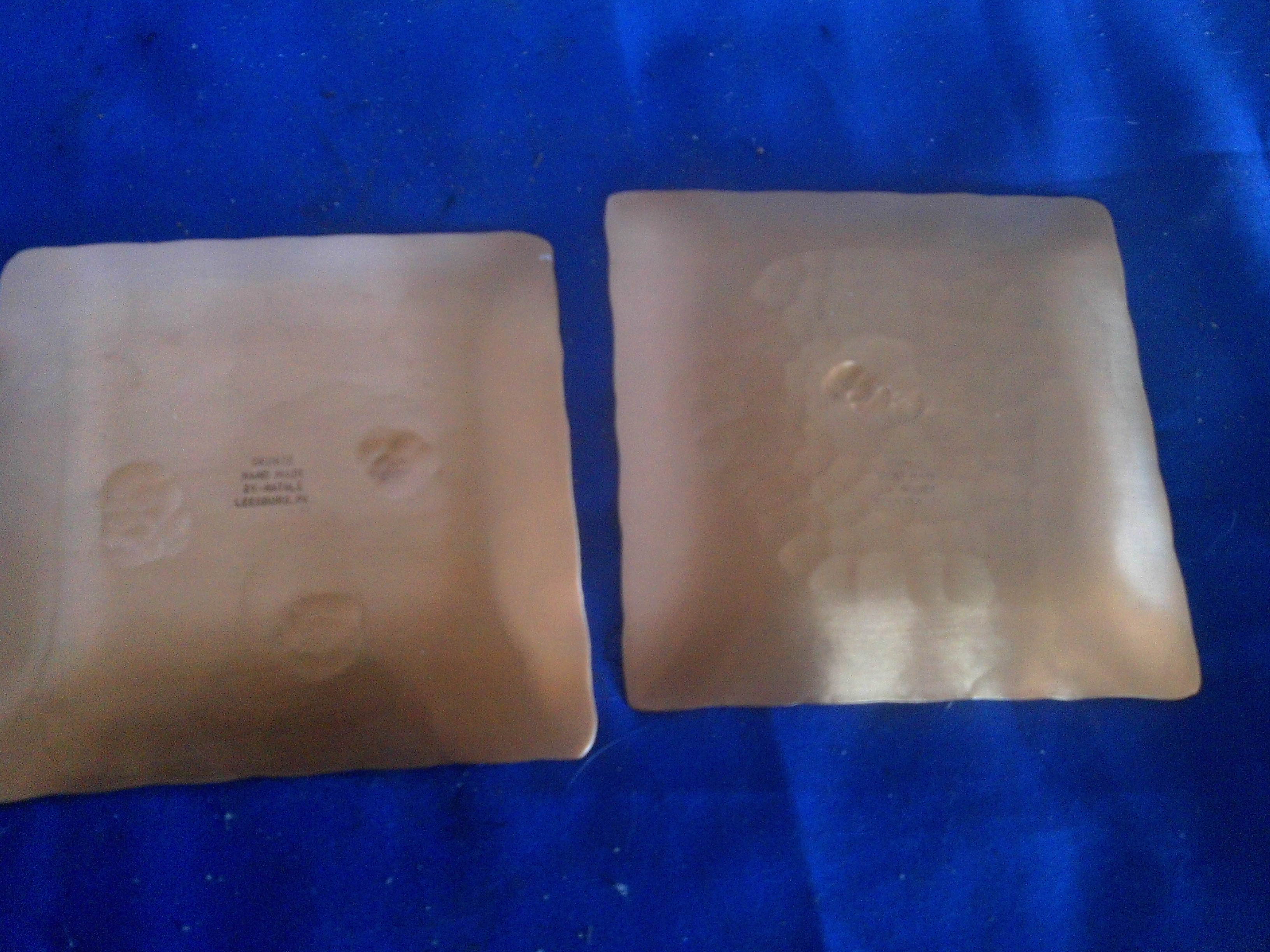 lot 211 image: 2 bronz plates