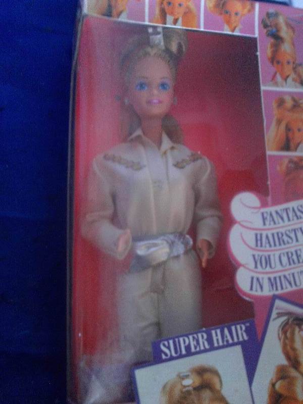 lot 215 image: collectible super hair barbie