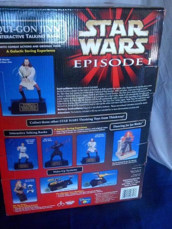 lot 226 image: vintage 1980 qui-gon action figure
