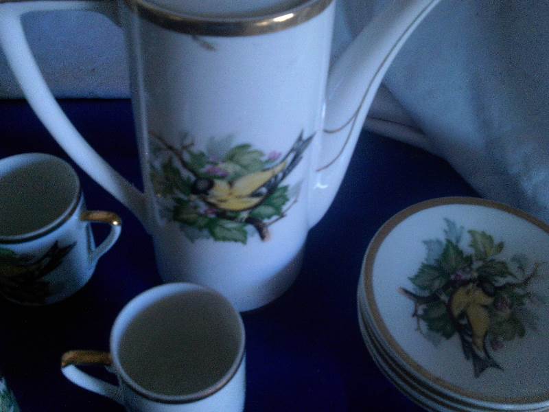 lot 261 image: vintage teacup set 6518