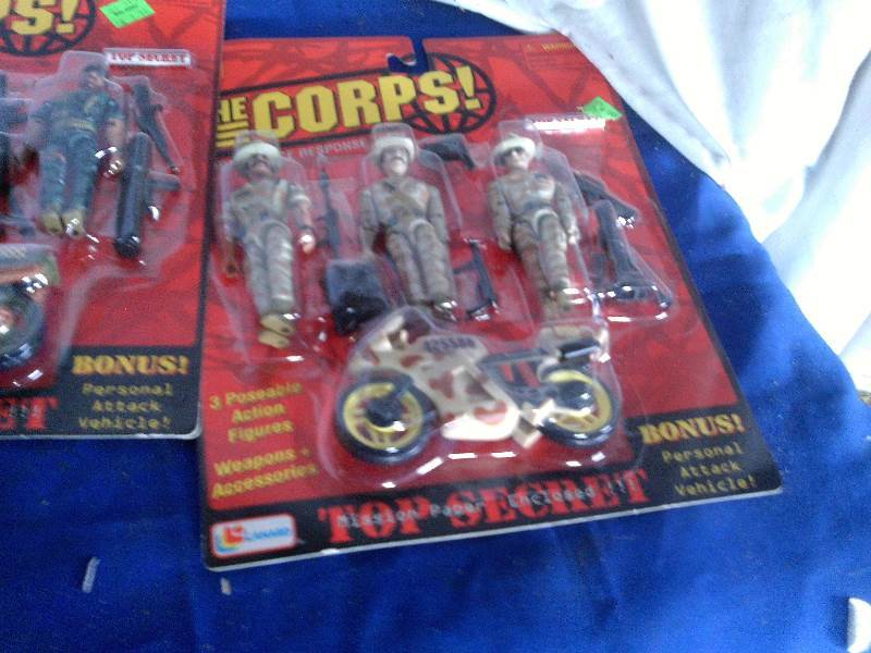 lot 301 image: vintage the corps action figure