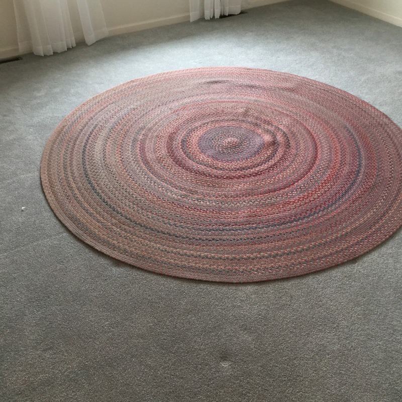 lot 2 image: Braided Rug - Heirloom Quality by Chapel  Innovation - Diameter  89 (7 feet, 6 inches)