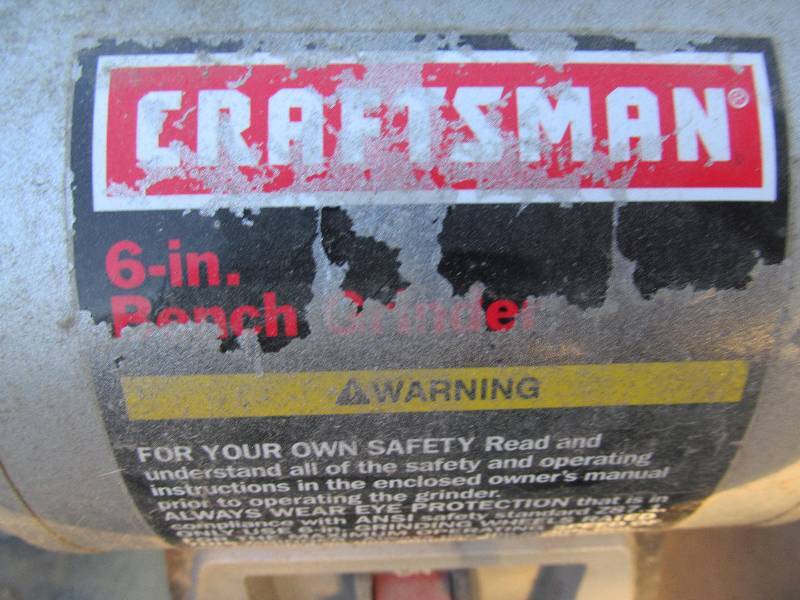 lot 17 image: Craftsman grinder
