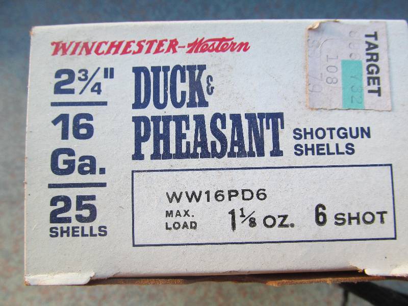 lot 44 image: Winchester,16 gauge shot