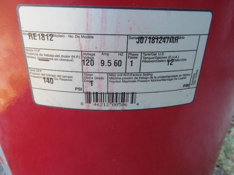 lot 4 image: Morgan air compressor