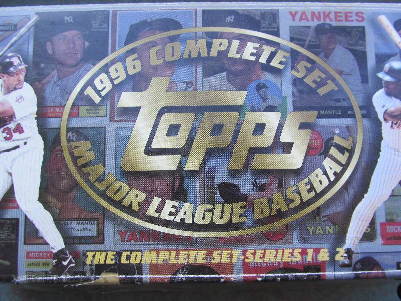 lot 54 image: Topps,1996  Baseball cards