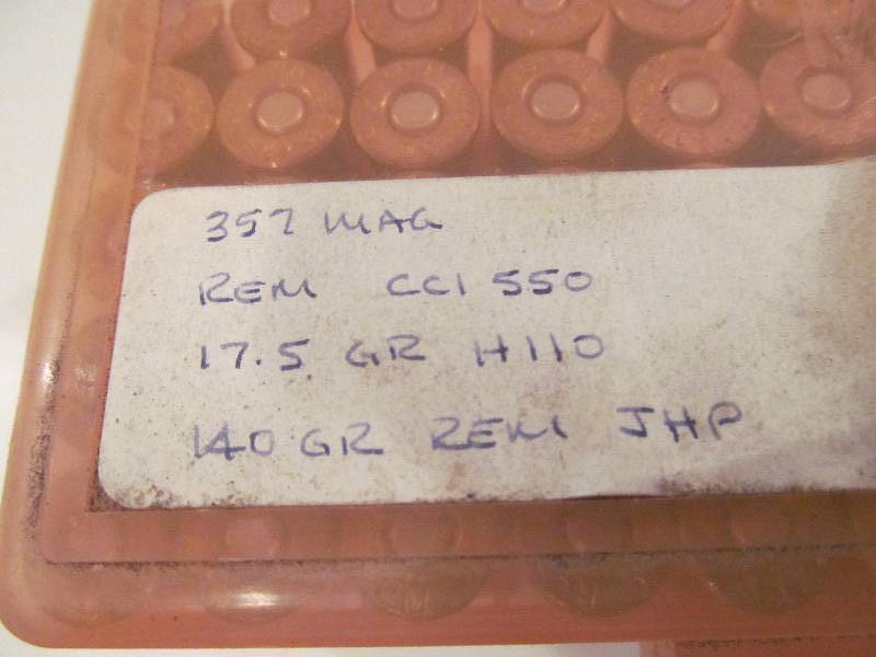 lot 80 image: Remington 357 Bullets