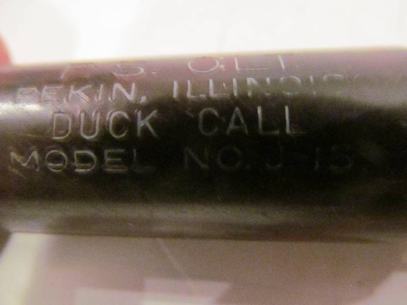 lot 94 image: Vintage....PS Olt Duck call,model # J-15