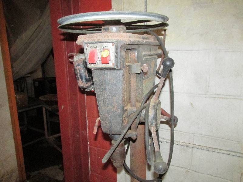 drill press, worked well when last ...