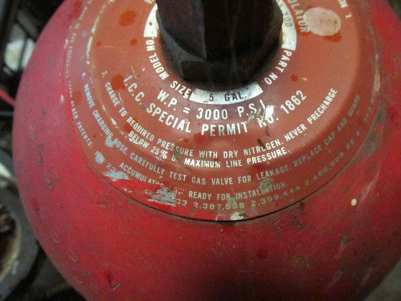 Hydraulic press tanks.  Only the ta...