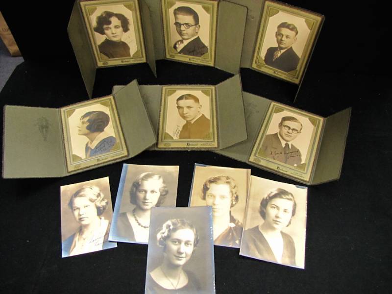 lot 240 image: Vintage high school photographs, 1920s