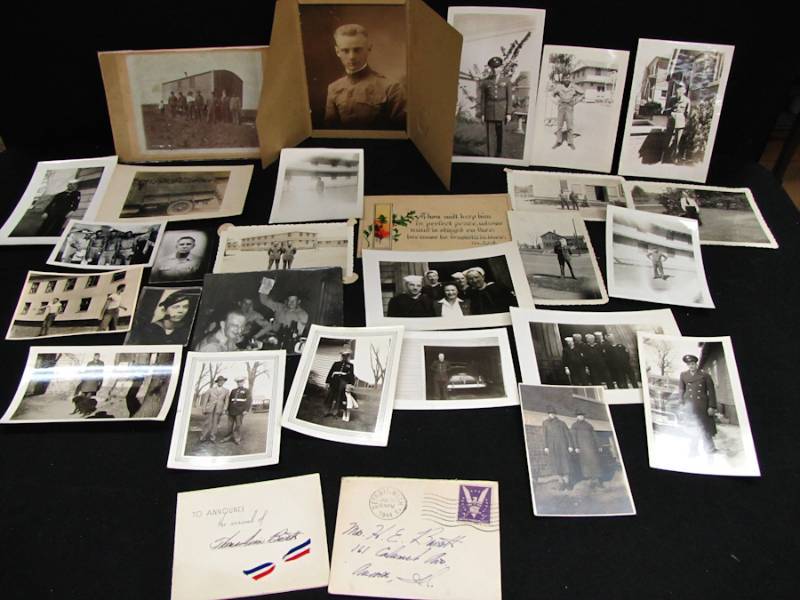 lot 248 image: Vintage photographs, mostly military