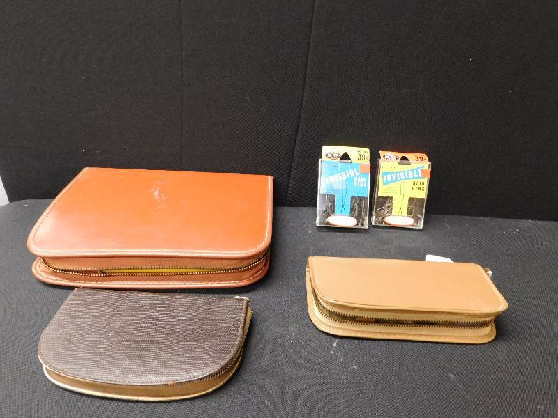 lot 72 image: vintage manicure sets & hair pins
