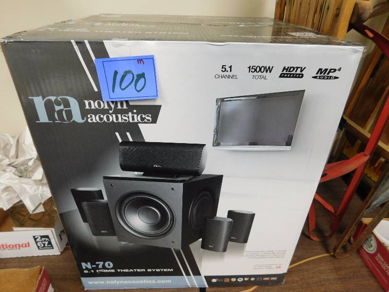 lot 100 image: Nylon-Acoustics N-70 5.1 Home theater system