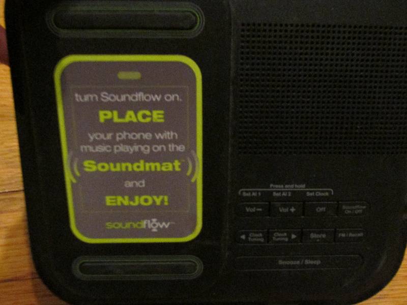 Soundflow soundmat plays music off ...
