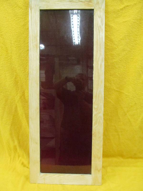 Framed glass