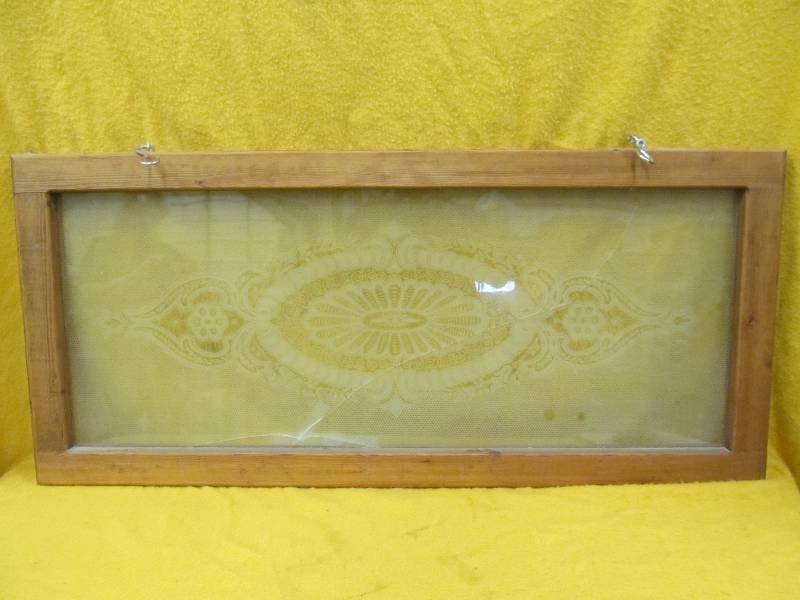Framed glass