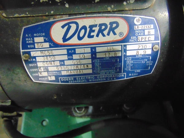 Doerr emerson electric compressor motor lr22132 manual