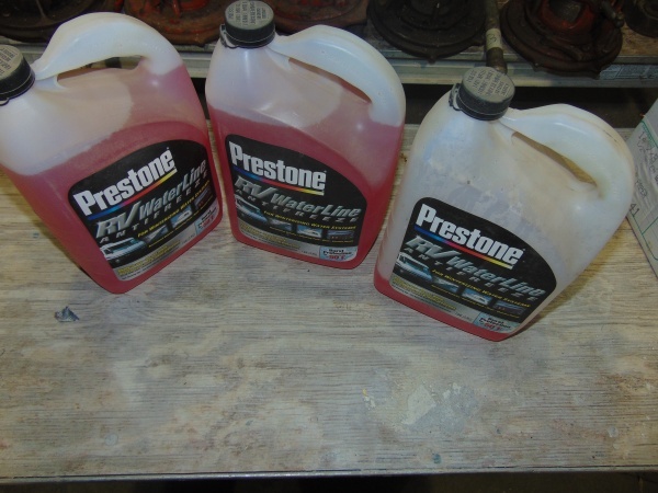 lot 129 image: (2) Full RV Antifreeze