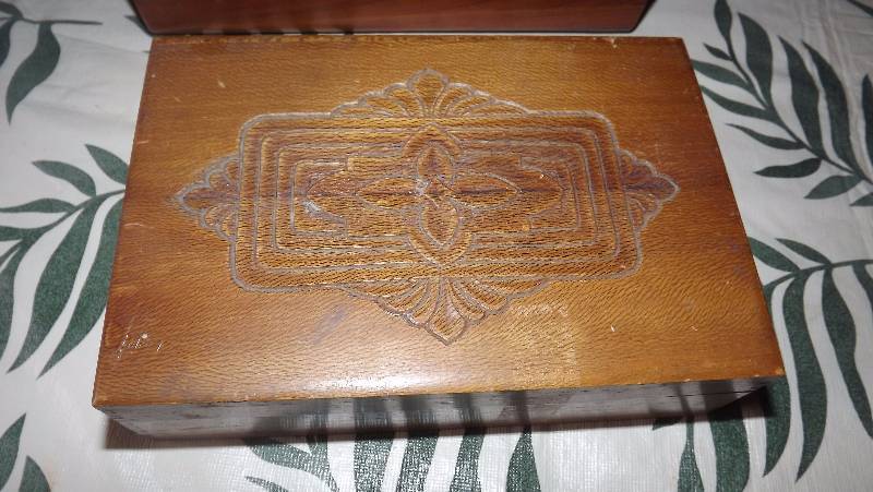LOT of 3 Mens Jewelry Cedar Boxes