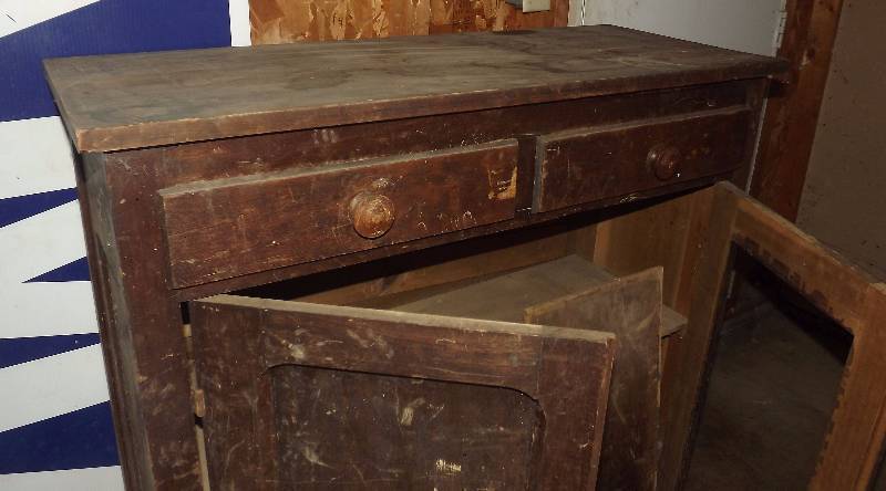 1870s Masonic Temple Lodge Cabinet From Prescott Wisconsin