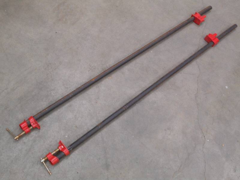 (2) Heavy Duty 72 Bar Clamps ...