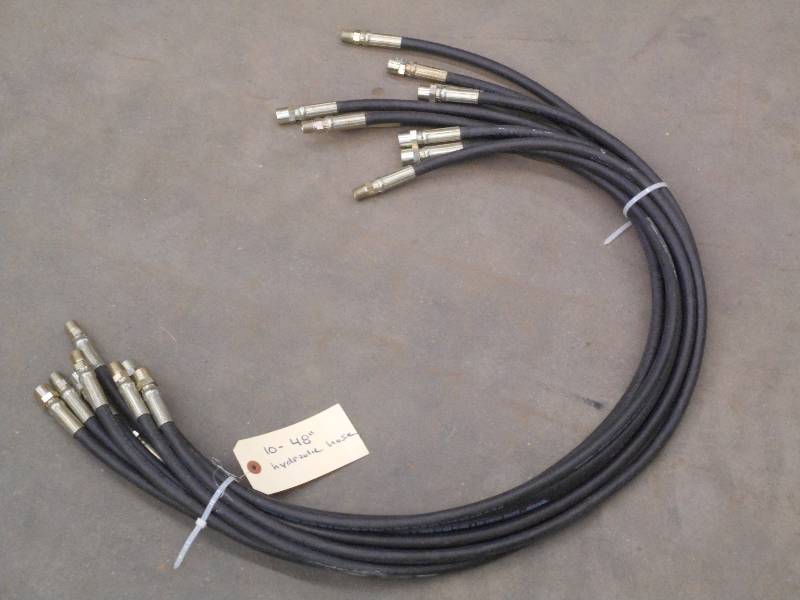 (10) 48x14 Hydraulic Hoses ...
