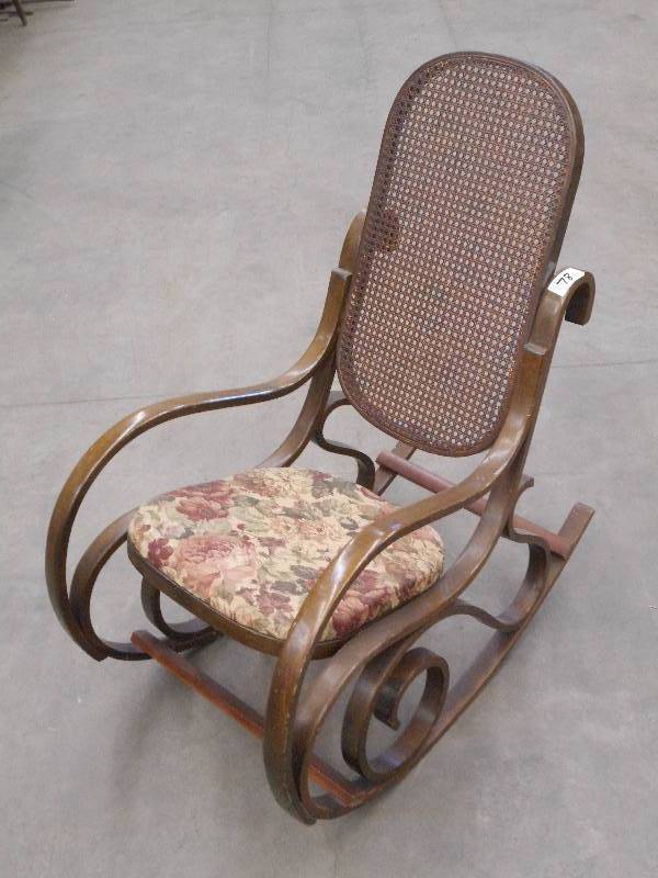 Vintage Wood Racker Chair ...