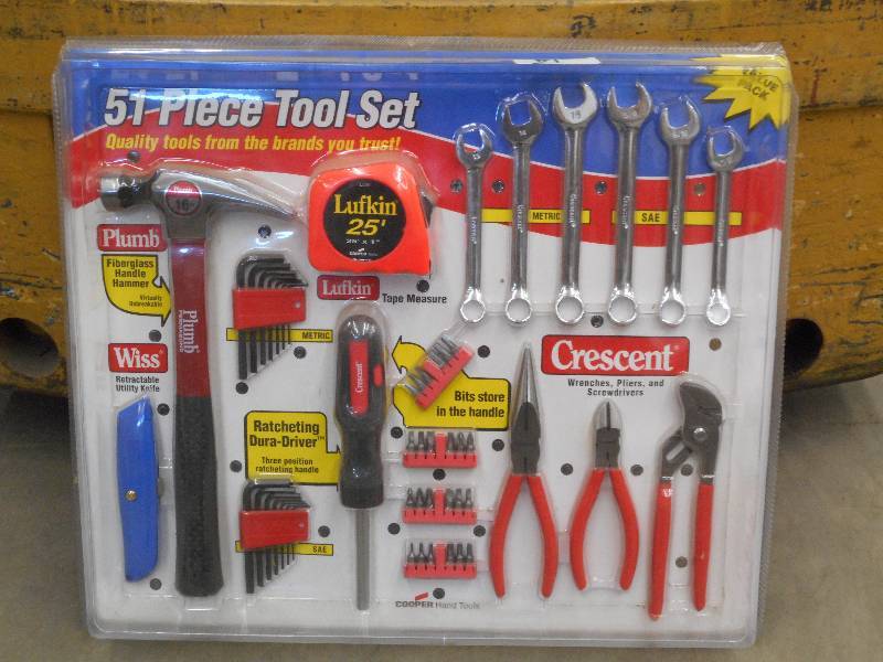 New Crescent 51-Piece Tool Set ...